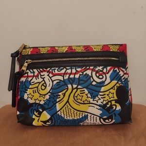 Disney X Keith Haring Academy pouch in Multicolor Mickey Print